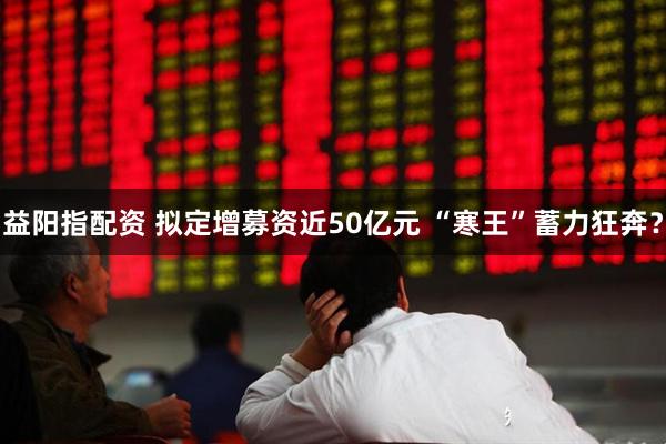 益阳指配资 拟定增募资近50亿元 “寒王”蓄力狂奔？